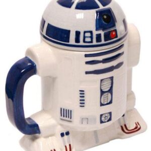 Mug + Deckel - Star Wars - R2D2 - 3D
