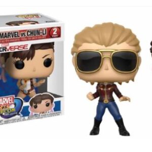 Captain Marvel vs Chun-Li - Marvel vs Capcom - POP Games - 9 cm