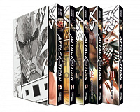 Attack on Titan - Band 11-15+Sammelschuber