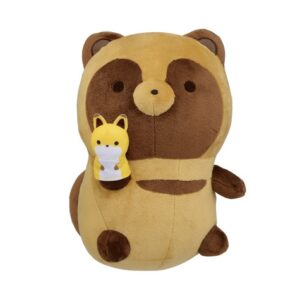Peluche - Tanuki & little Kitsune - Tanuki & Kitsune - 22 cm