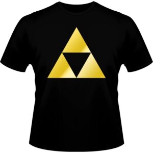 T-shirt - okiWoki - Le Blason du Clan Hojo de Enoshima ! - Zelda - Fond Noir - L