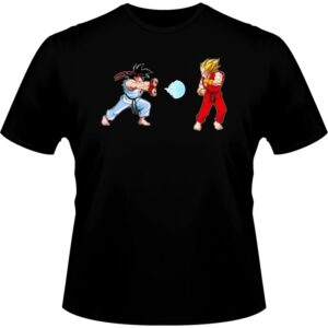 T-shirt - okiWoki - Kamehamehadoken - Dragon Ball - Fond Noir - M