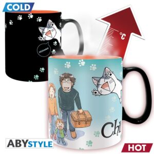 Mug - Thermo Réactif - Chi! - Chi et Poisson - 460 ml