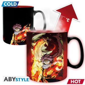 Mug - Thermo Réactif - Fairy Tail - Natsu & Lucy - 460 ml