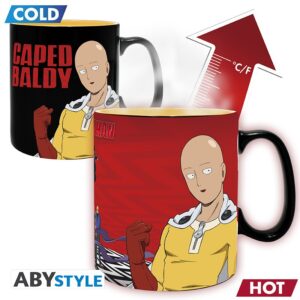 Mug - Thermo Réactif - Saitama & Garoh - One Punch Man - 460 ml