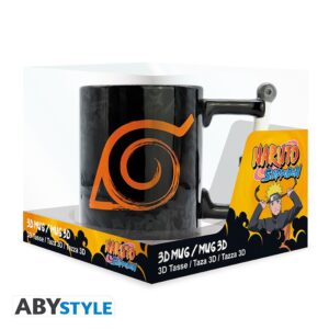 Mug - Naruto Shippiuden - Kunai Konoha 3D - 460 ml