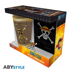 Gift Pack - One Piece - Verre XXL + Pin's + Carnet "Skull"