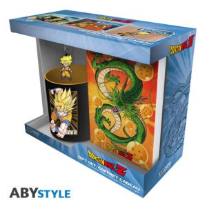 Gift Pack - Dragon Ball - Mug 320ml + Keyring PVC + Cahier "Goku"