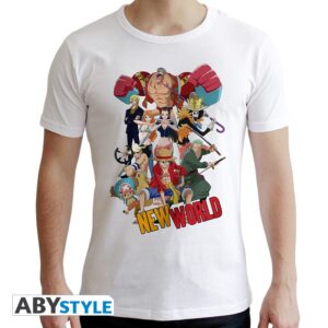T-shirt One Piece - Groupe New World - White - L
