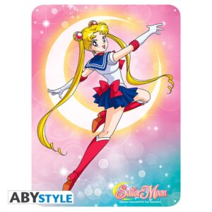 Plaque Métalique - Attaque lunaire - Sailor Moon (28x38) - 38 cm