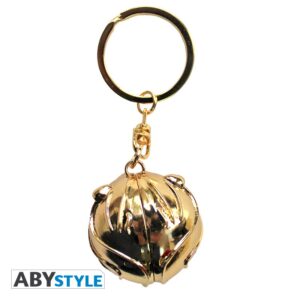 Porte-Clef 3D Métal - Vif d'or - Harry Potter - 5 cm