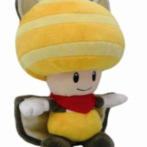 Peluche - Toad Écureuil volant - Super Mario Bros - 22 cm