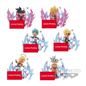 Dragon Ball WCF - Plus Effect - (vendu par 6) - 7 cm
