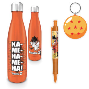 Gift Pack - bouteille kamehameha + stylo + porte-clefs - Dragon Ball