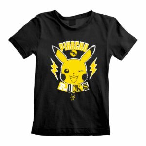 T-shirt - Pokemon - Pikachu Rocks - Enfant - 7 - 8 ans