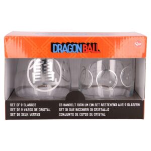 Set de 2 Verres - Kame & Boule de Cristal - Dragon Ball - 510 ml