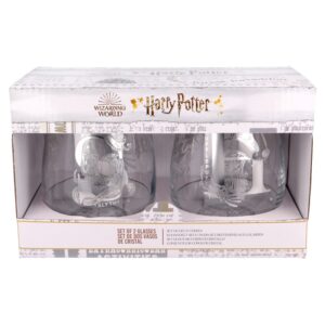 Set de 2 Verres - Griffondor & Poufsouffle - Harry Potter - 510 ml