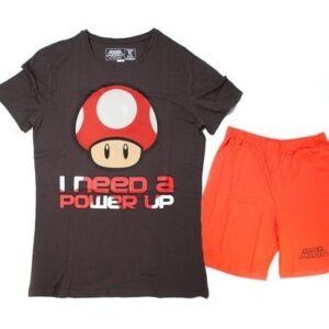 T-shirt + Short Bioworld - Nintendo - I Need Power - L