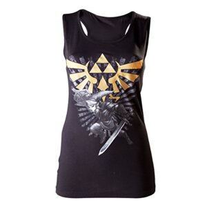 T-shirt Débardeur Bioworld - Zelda Twilight Princess - Link + Logo - L