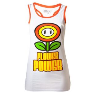 T-shirt Débardeur Bioworld - Nintendo - Flower Power - L