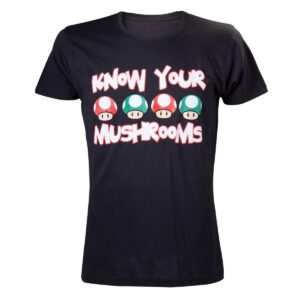 T-shirt Bioworld - Know your Mushrooms - M