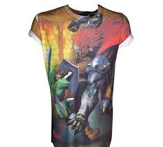 T-shirt Bioworld - Zelda - Link & Ganondorf - L