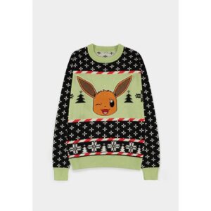 Pull de Noël - Pokemon - Evoli - Homme - L