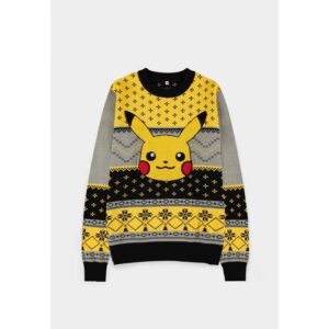 Pull de Noël - Pokemon - Pikachu - Homme - XL
