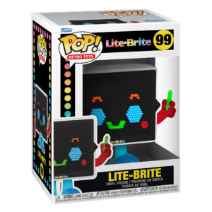 Lite Brite Board - Lite-Brite (99) - POP Retro Toys Vinyl - 9 cm