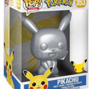 Pikachu Silver - Pokemon (353) - POP Games - Jumbo - 25 cm